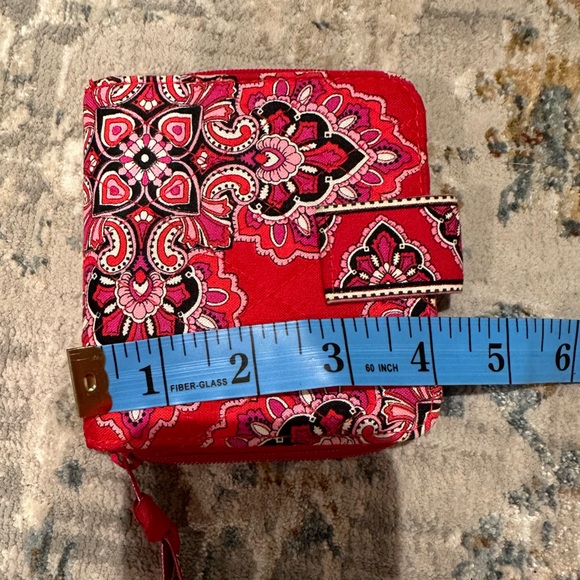 Vera Bradley Handbags - Vera Bradley Red Wallet - Frankly Scarlet Pattern